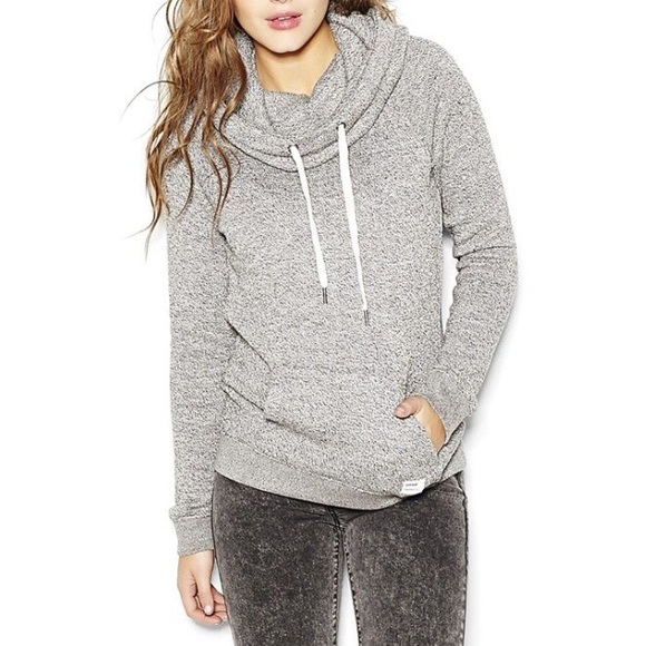 Garage Tops - Garage heather grey hoodie *super soft*